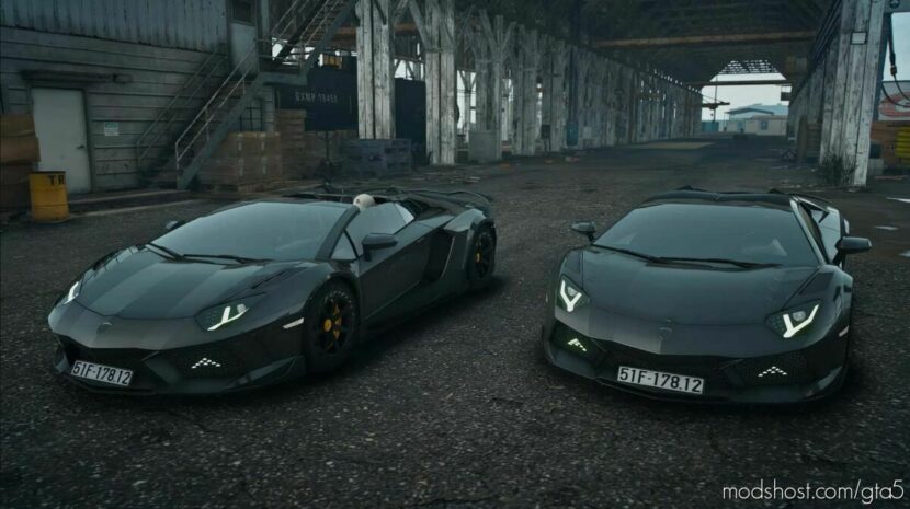 GTA 5 Lamborghini Vehicle Mod: Aventador Mansory Carbonado Apertos Full Carbon Add-On (Featured)