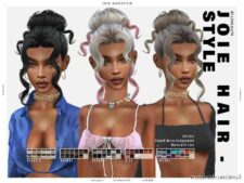 Sims 4 Female Mod: Joie Hairstyle Patreon (Featured)