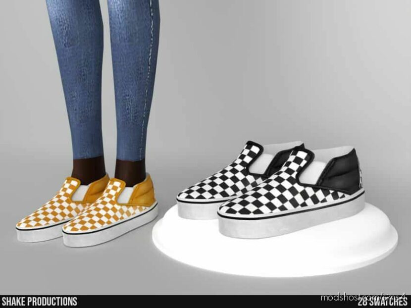 Sims 4 Female Shoes Mod: 942 – Sneakers (Female) (Featured)