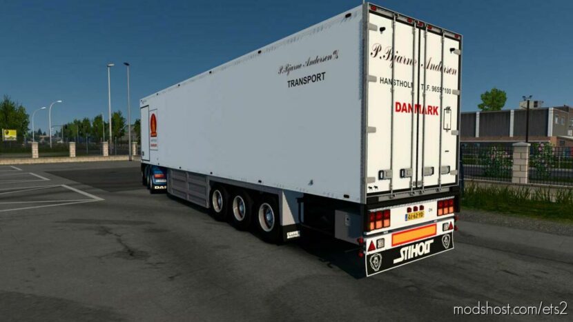 ETS2 Mod: Custom Lamberet P.Bjarne Andersen Trailer v1.45 (Featured)