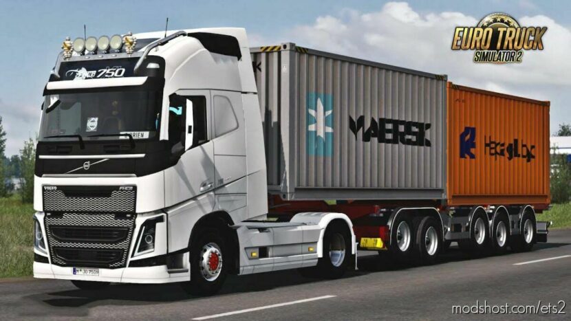 ETS2 Truck Mod: Volvo FH16 2012 by RPIE v1.45.2.12s (Featured)