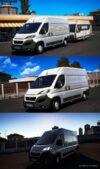 ETS2 Fiat Car Mod: Ducato 2018 1.45 (Featured)