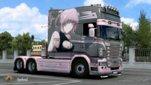 ETS2 RJL Mod: Scania Longline Nazuna Nanakusa Skin (Image #3)