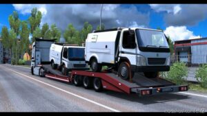 ETS2 Standalone Trailer Mod: Ownable Estepe Truck Transporter 1.45 (Image #2)