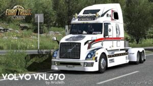 ETS2 Truck Mod: Aradeth Volvo VNL670 ETS2 1.7.5 1.45 (Image #2)