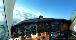 MSFS 2020 Cockpit Mod: Walnut Burl Panel For Carenado V35B Bonanza (Featured)