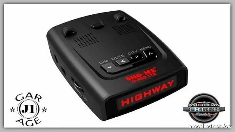 ATS Mod: Radar Detector V2.0 1.45 (Featured)