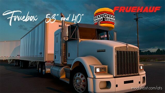 ATS Mod: Fruehauf Box trailer Ownable v1.45 (Featured)