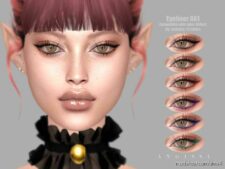 Sims 4 Female Makeup Mod: Eyeliner A61 (Featured)