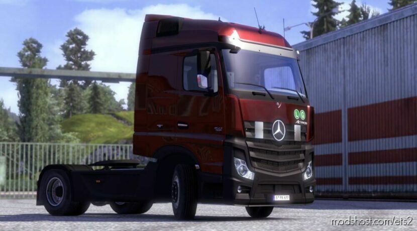 ETS2 Mercedes-Benz Truck Mod: Mercedes Benz Actros Mpiv 1.45 (Featured)