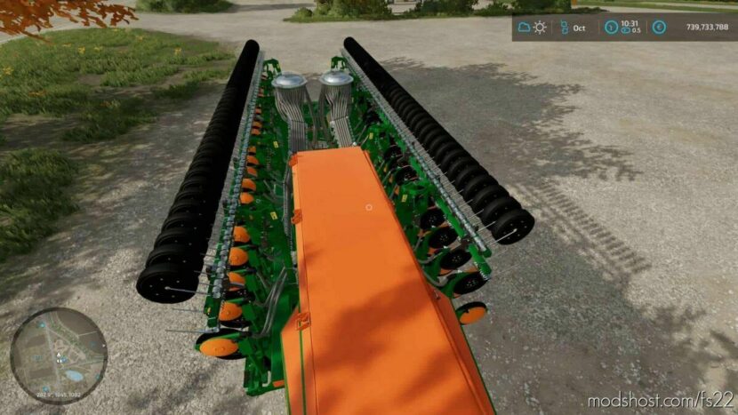 FS22 Amazone Seeder Mod: Citan 15001-C-DS Multifruit Roller V1.7.1 (Featured)