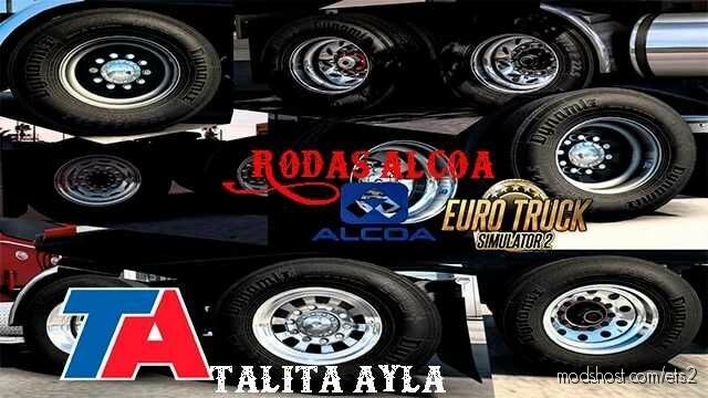 ETS2 Wheels Part Mod: Alcoa Wheel Pack 1.45 (Featured)