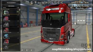 ATS Truck Mod: Volvo FH16 2012 by soap98 ATS v1.0 1.45 (Image #3)