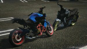 GTA 5 Yamaha Vehicle Mod: Mt-09/Fz-09 2017 Add-On | Tuning | Liveries (Image #5)