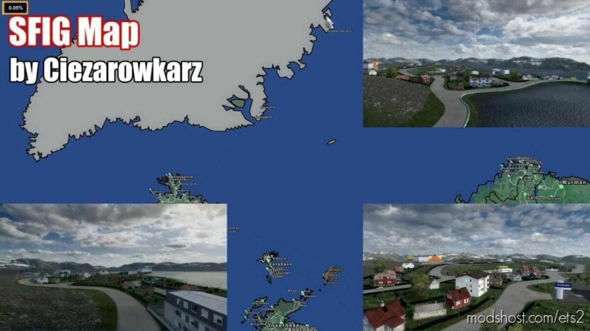 ETS2 Mod: SFIG Map Promods Addon v0.5.1 beta (Featured)