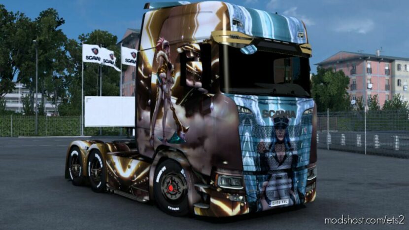 ETS2 Scania Mod: League Of Legends Skin (Featured)