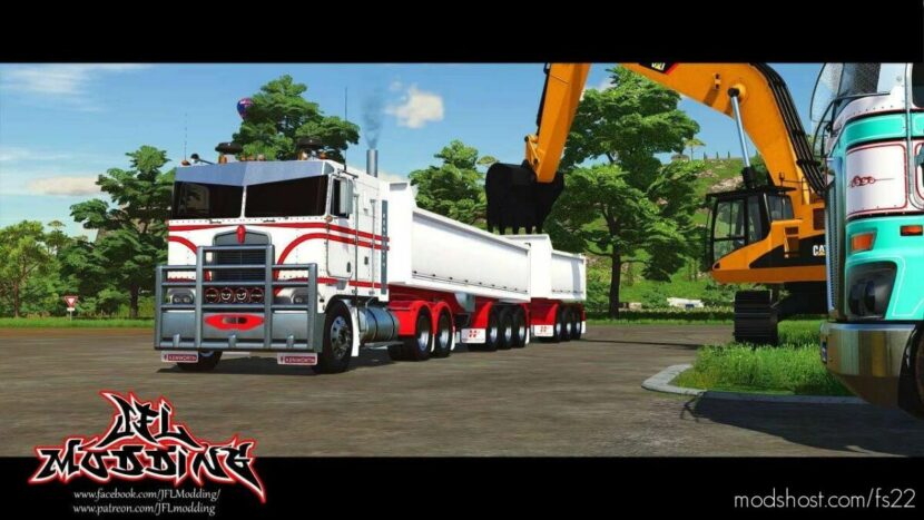 FS22 Kenworth Truck Mod: K100 (Featured)