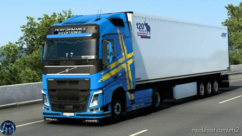 ETS2 Volvo Truck Mod: FH16 2012 Reworked V1.3 Schumi 1.45, 1.46 (Featured)