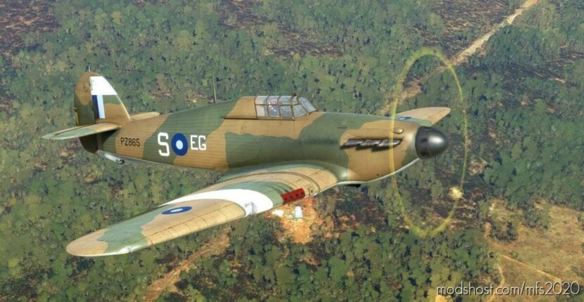 MSFS 2020 Livery Mod: Hawker Hurricane MK II PZ865 2022 (Featured)