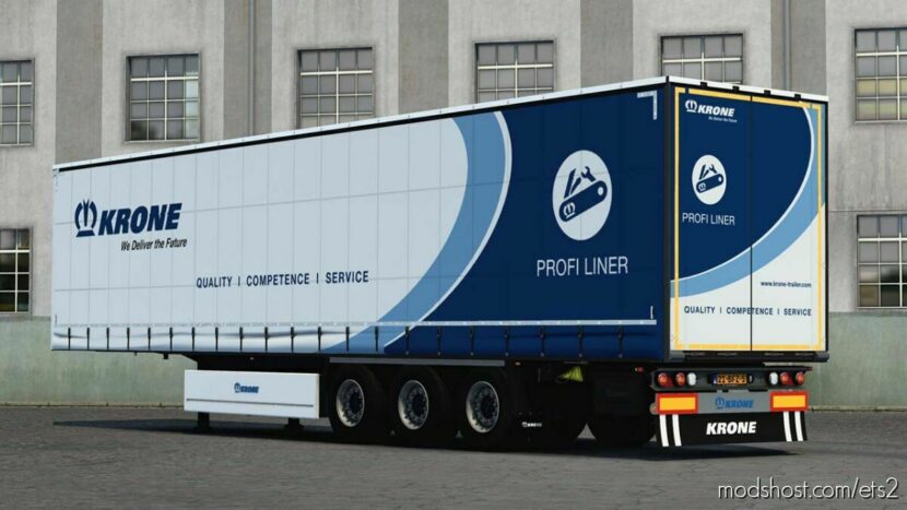 ETS2 Trailer Mod: Krone Profiliner v1.45.2.12 (Featured)