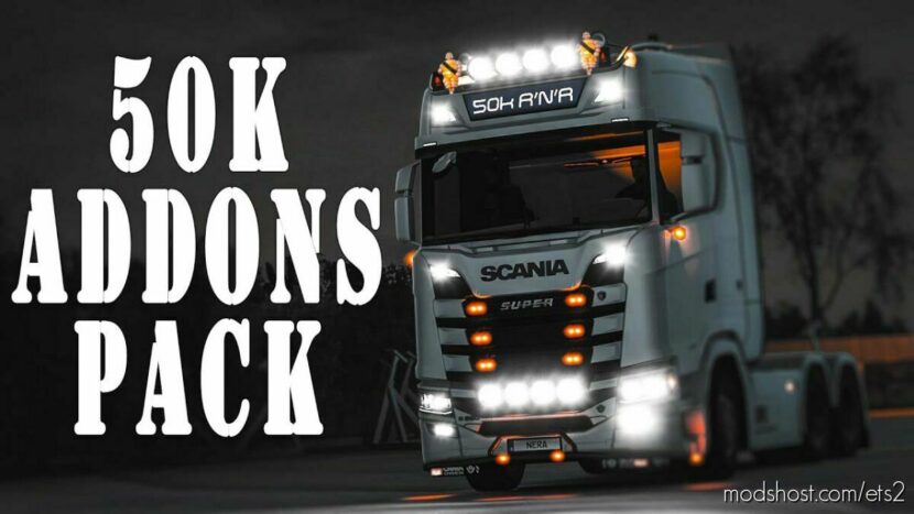 ETS2 Part Mod: 50K Legendary Addons Pack v1.45.2.12 (Featured)