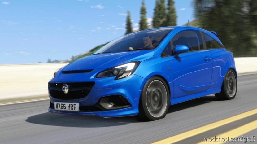 GTA 5 Vehicle Mod: 2016 Vauxhall Corsa VXR Add-On / Fivem | RHD | Extras (Featured)