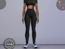 Sims 4 Female Clothes Mod: SET 166 – Leggings (Image #2)