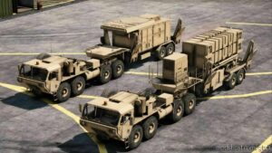 GTA 5 Vehicle Mod: M983 Hemtt With Patriot Missile Trailers Add-On (Image #5)