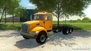 FS22 Peterbilt Mod: 340 Flatbed/Ar Truck V1.0.0.1 (Featured)