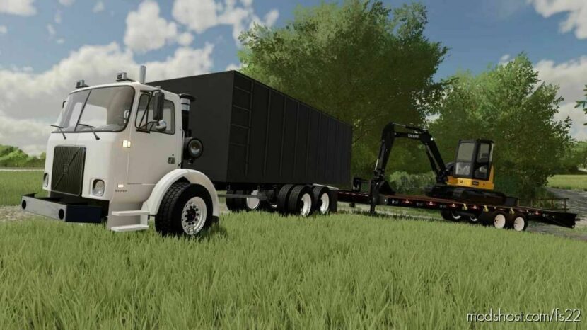 FS22 Volvo Mod: WX64 Flatbed/Ar Truck V1.0.0.1 (Featured)