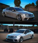 ETS2 Mercedes-Benz Car Mod: C63 W204 AMG 1.45 1.46 (Featured)