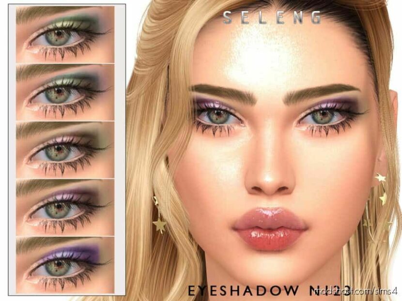 Sims 4 Teen Makeup Mod: Eyeshadow N123 (Featured)