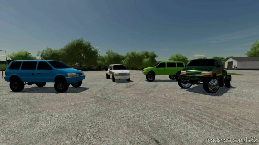 FS22 Dodge Mod: Caravan 1991 (Featured)