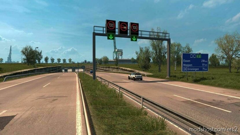 ETS2 Map Mod: Emden ProMods Addon v7 1.45 (Featured)