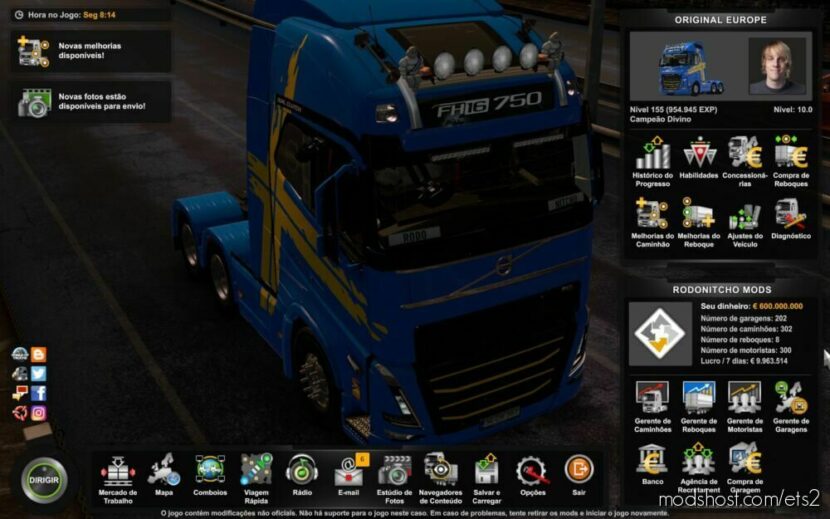 ETS2 Save Mod: Profile ETS2 1.46.0.21S (Featured)