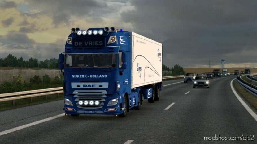 ETS2 DAF Truck Mod: XF 116 Devries By Cyrusthevirus (Featured)