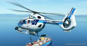 MSFS 2020 Fictional Hicopt Mod: | HPG H145 Offshore | Japan Coast Guard | JA930B (Featured)