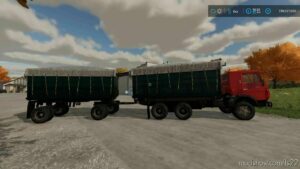 FS22 Kamaz Truck Mod: 5320 + Trailer GKB (Image #6)