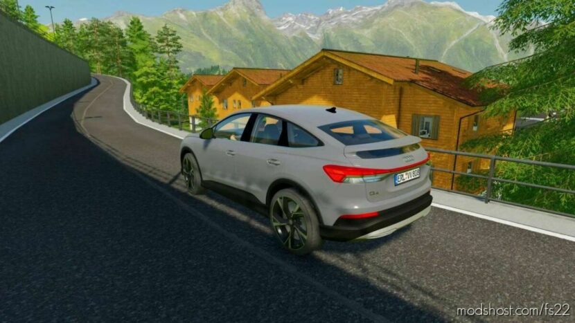 FS22 Audi Car Mod: Q4 Sportback 40 E-Tron (Featured)