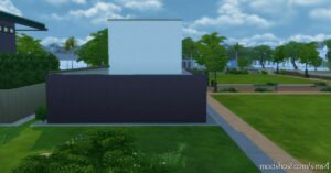 Sims 4 House Mod: Small Modern Enclosure (Image #3)