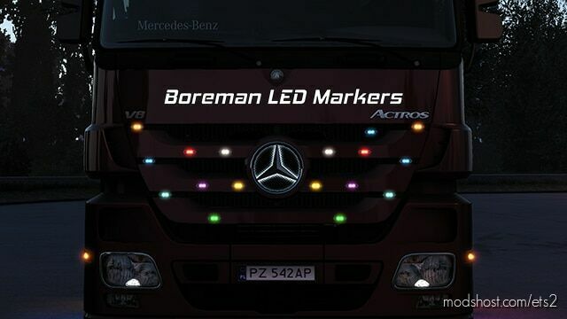 ETS2 Part Mod: Boreman LED Marker Lights Pack v1.46 (Featured)