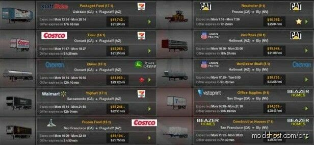 ATS Mod: Real Companies & Trailers 1.45.3.16 (Featured)