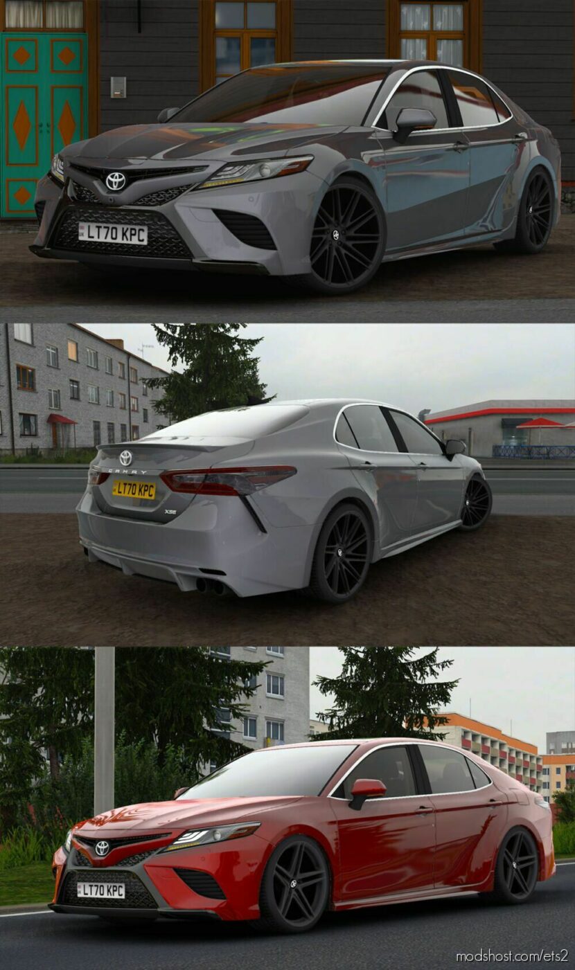 ETS2 Toyota Car Mod: Camry XV70 XSE 2018 V1.1 1.46 (Featured)