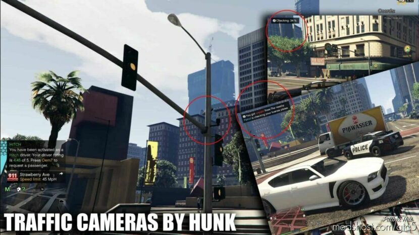 GTA 5 Script Mod: Traffic Cameras (Featured)