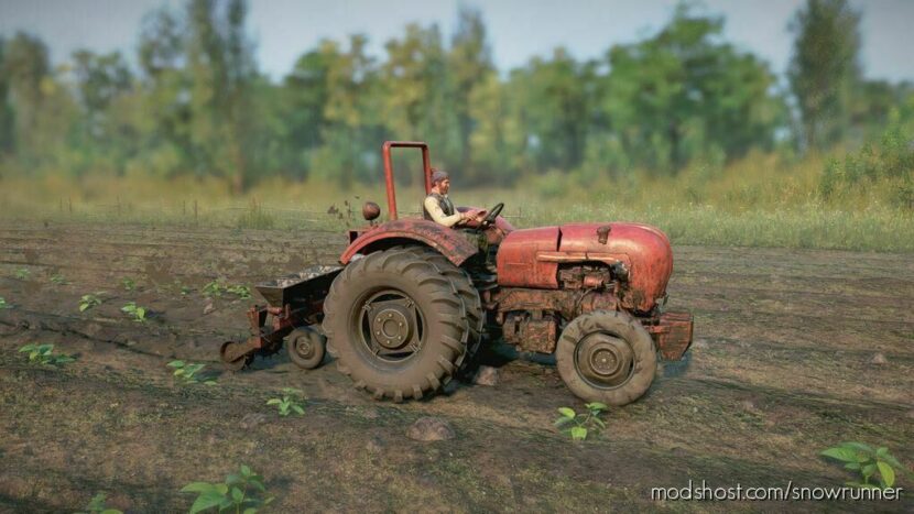 SnowRunner Mod: Z2 Vintage Tractor PZ-13 V0.1 (Featured)