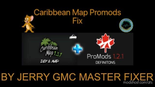 ATS Mod: Caribbean Map - Promods Fix v1.45-2.0 (Featured)