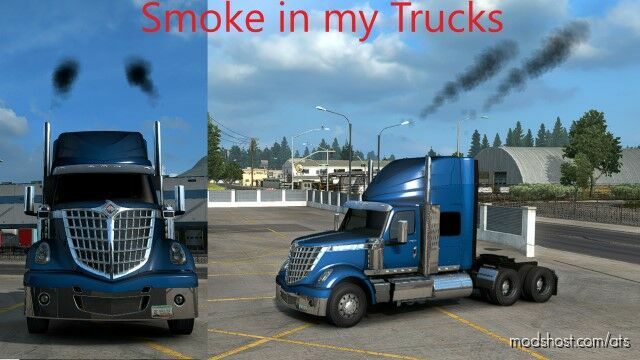 ATS Part Mod: Smoke in my Trucks v1.5 1.45 (Featured)