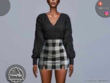 Sims 4 Female Clothes Mod: SET 172 – Skirt (Featured)