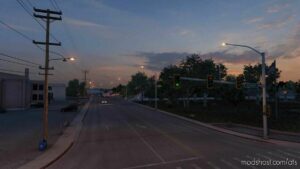 ATS Mod: HPS Orange Street Lighting v1.45 (Image #2)