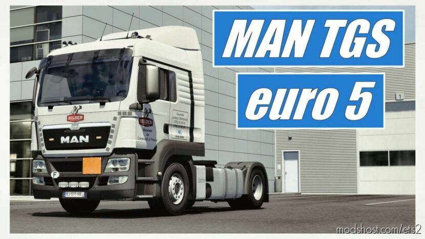 ETS2 Truck Mod: MAN TGS Euro 5 v1.5 1.45 (Featured)